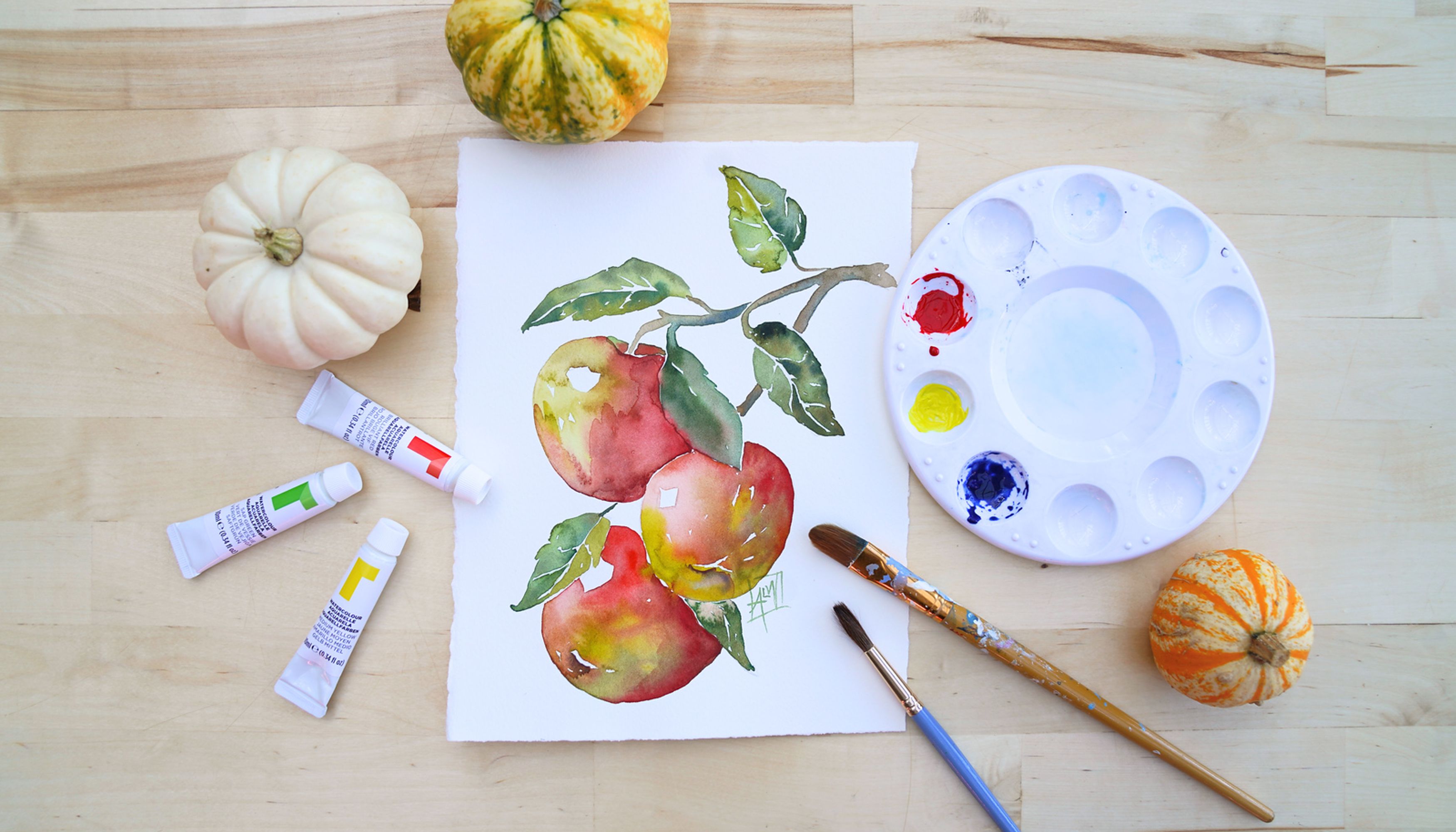 Result of water color painting class at Pippin Hillundefined