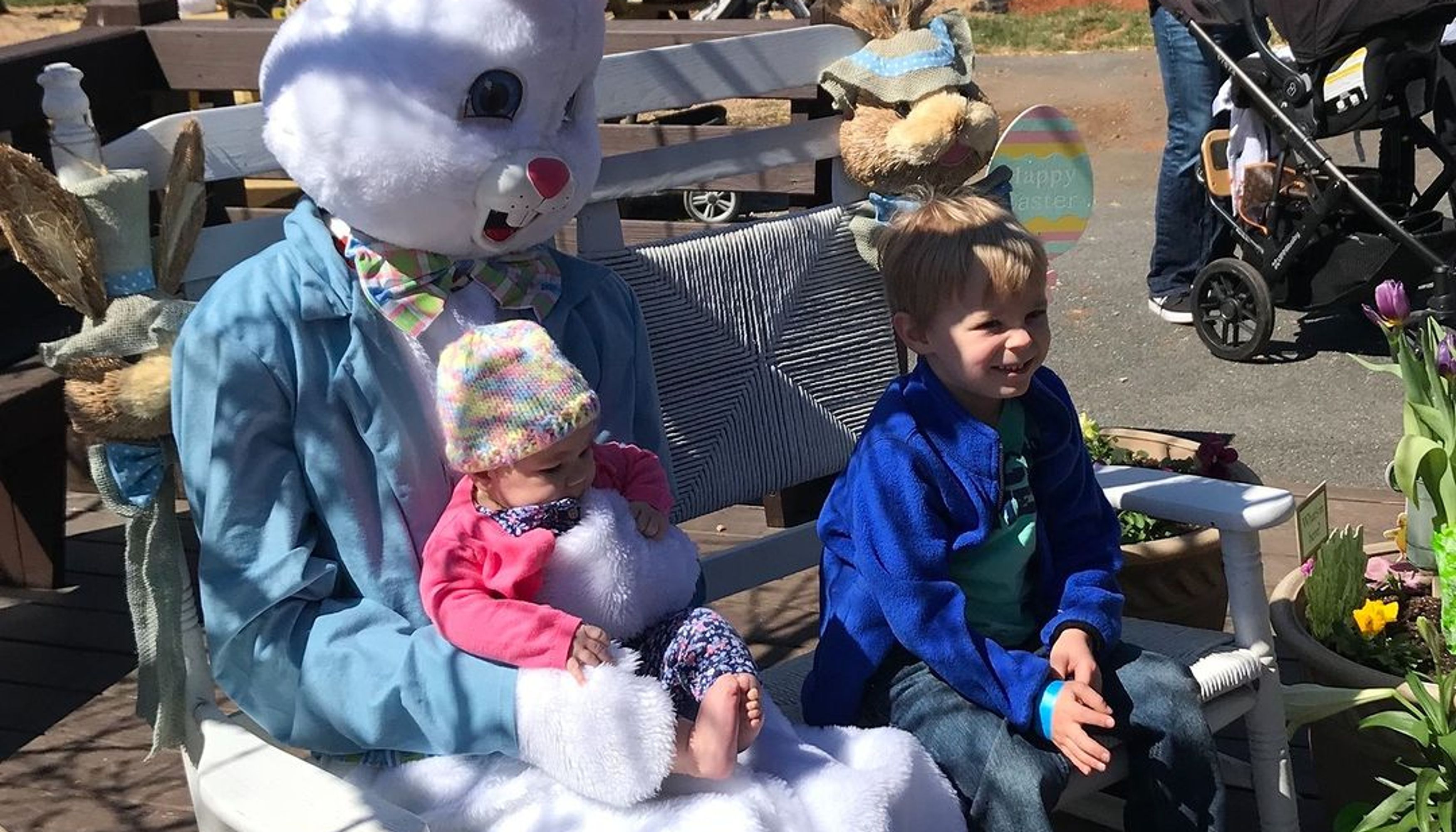 Easter Bunny at Chiles Peach Orchardundefined