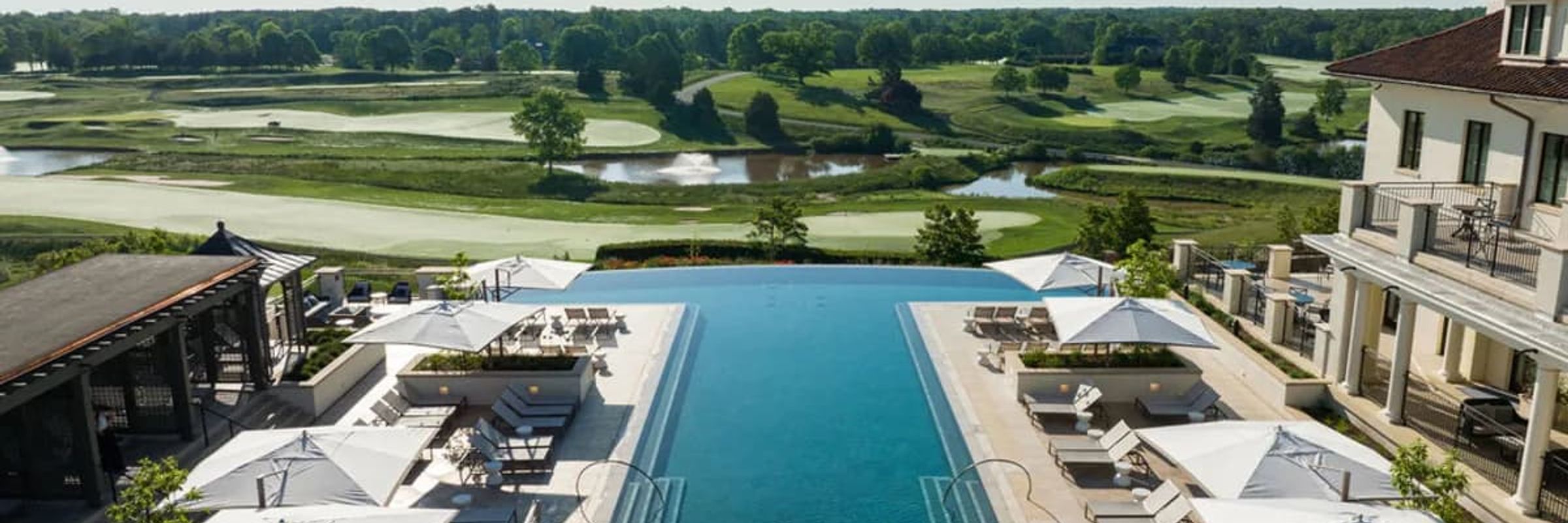 Pool at Keswick Hall in Charlottesville