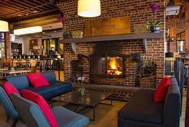 Cozy Fireplace Seating 