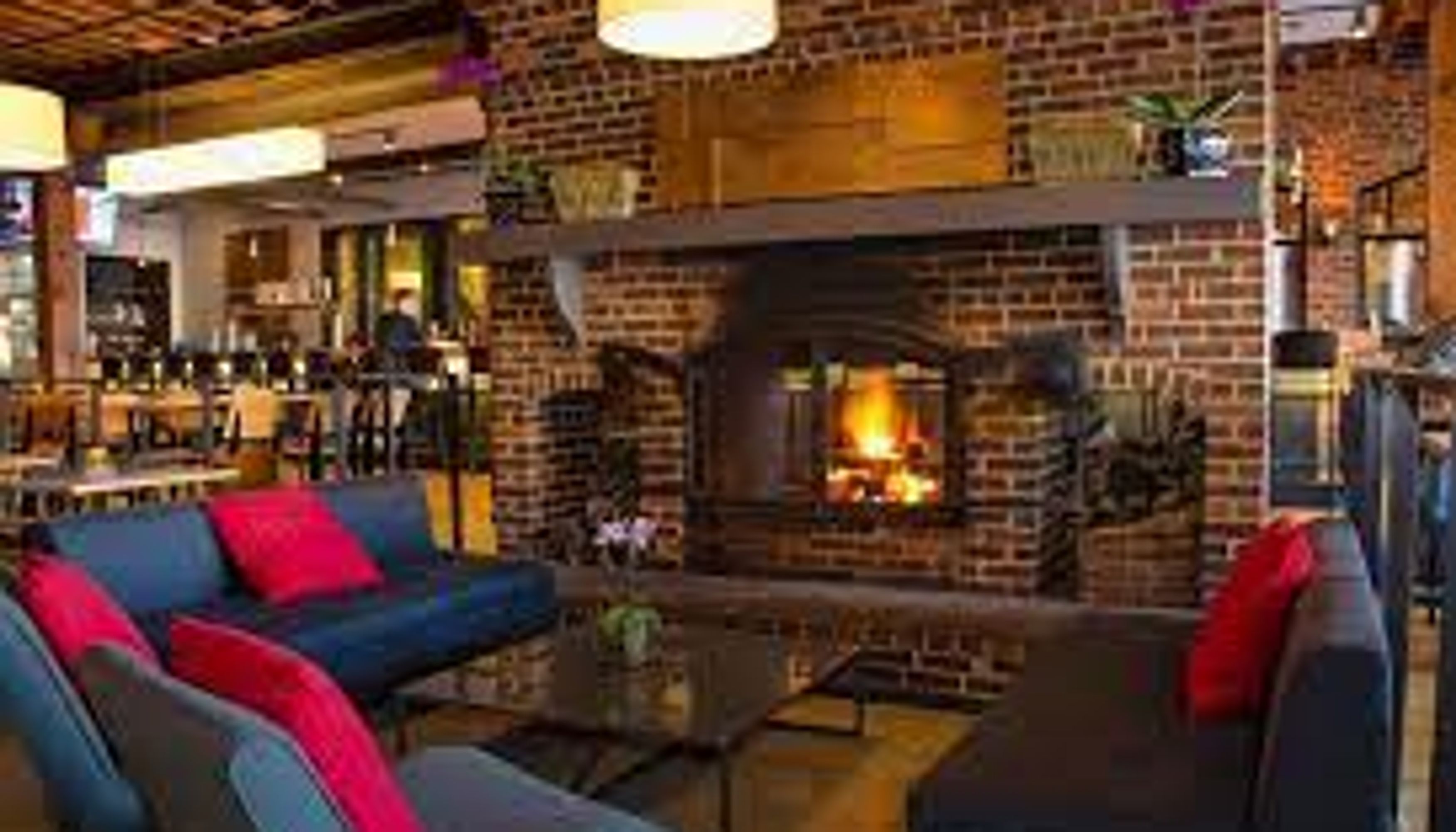 Cozy Fireplace Seating