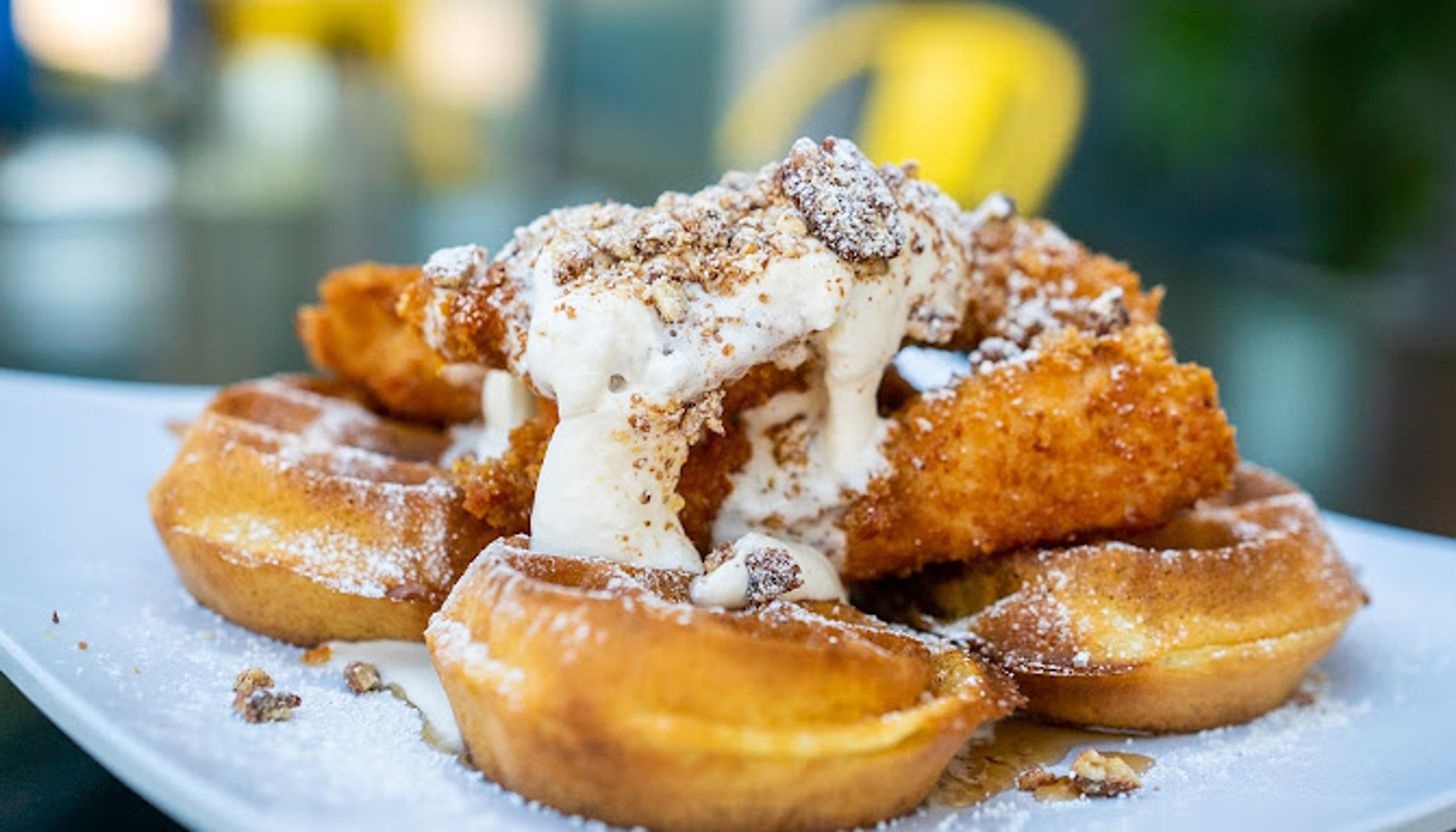 chicken and waffles