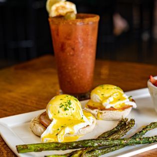 Bloody Mary Brunch with Eggs Benedict