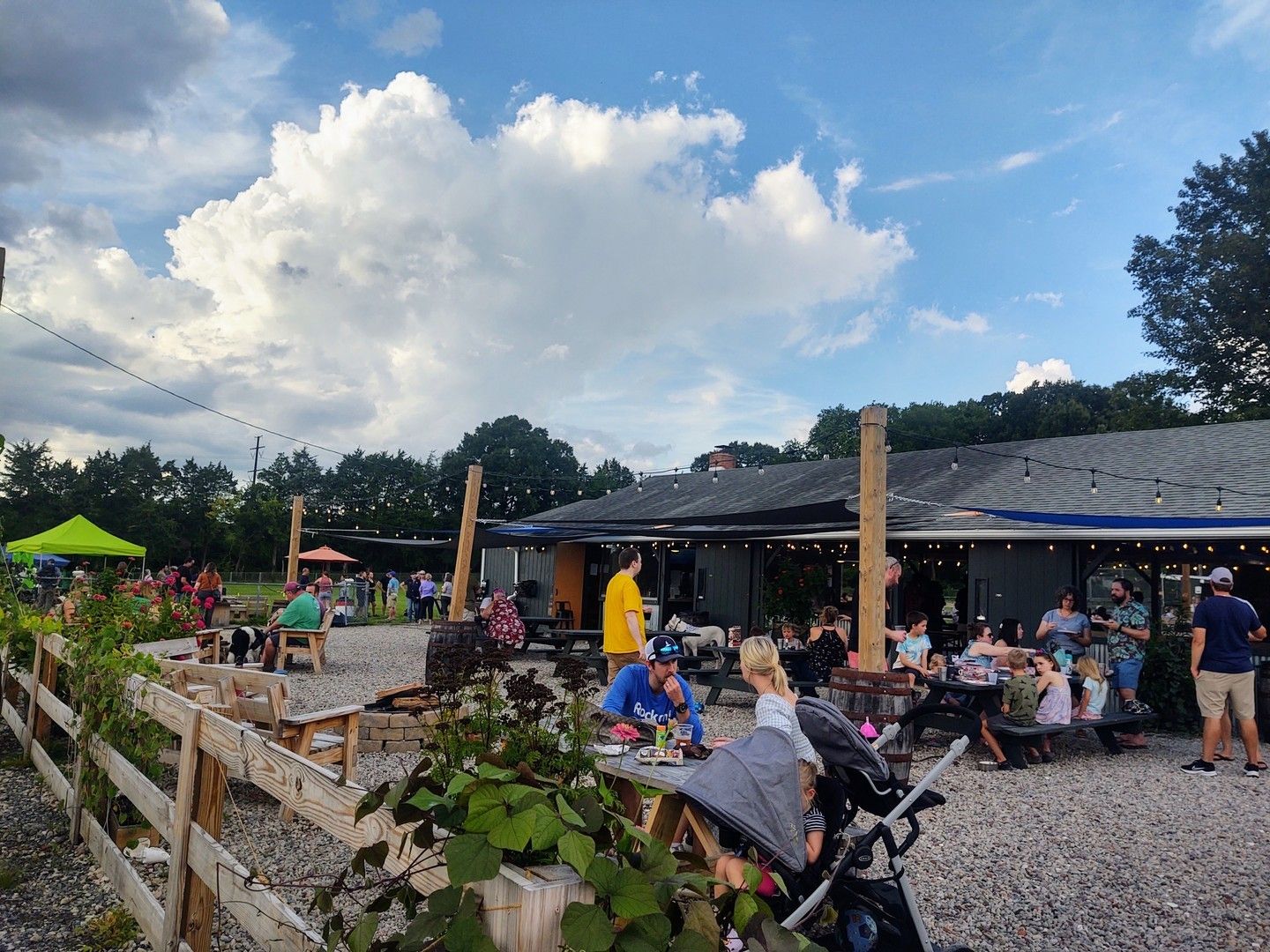 Pavilion and picnic tables at Patch Breweryundefined