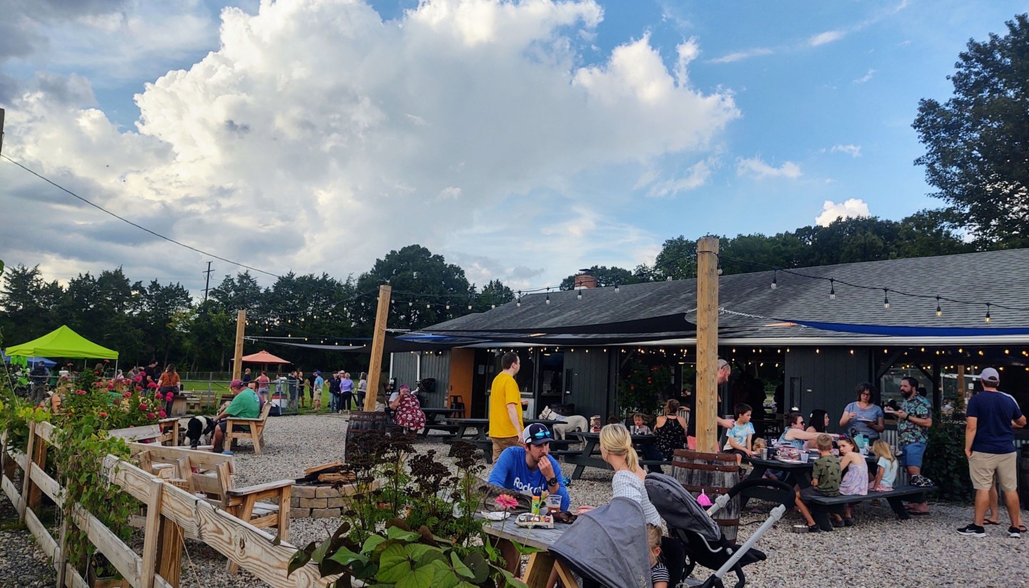 Pavilion and picnic tables at Patch Breweryundefined