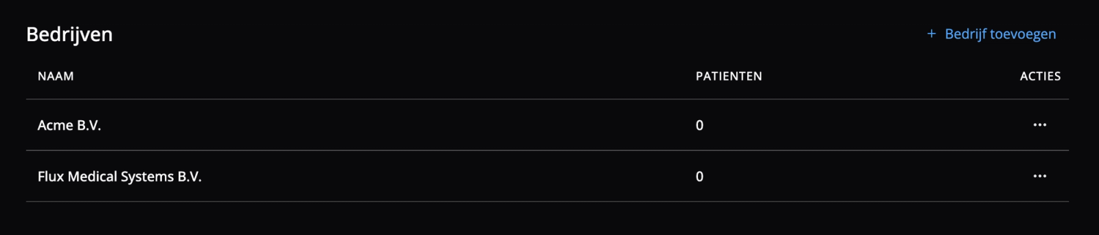 Stuur makkelijk facturen naar bedrijven in Flux