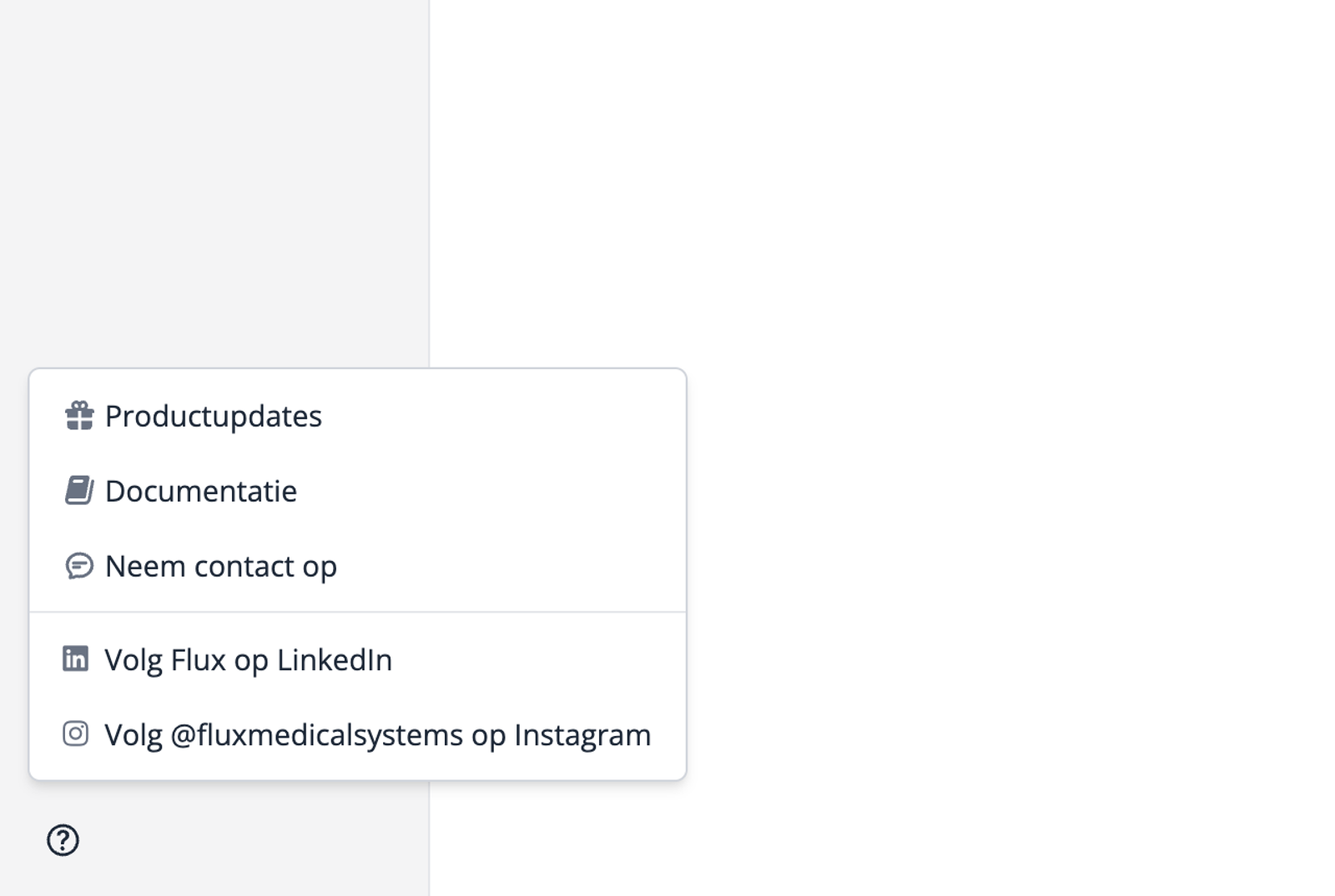 Help functions easy accesible