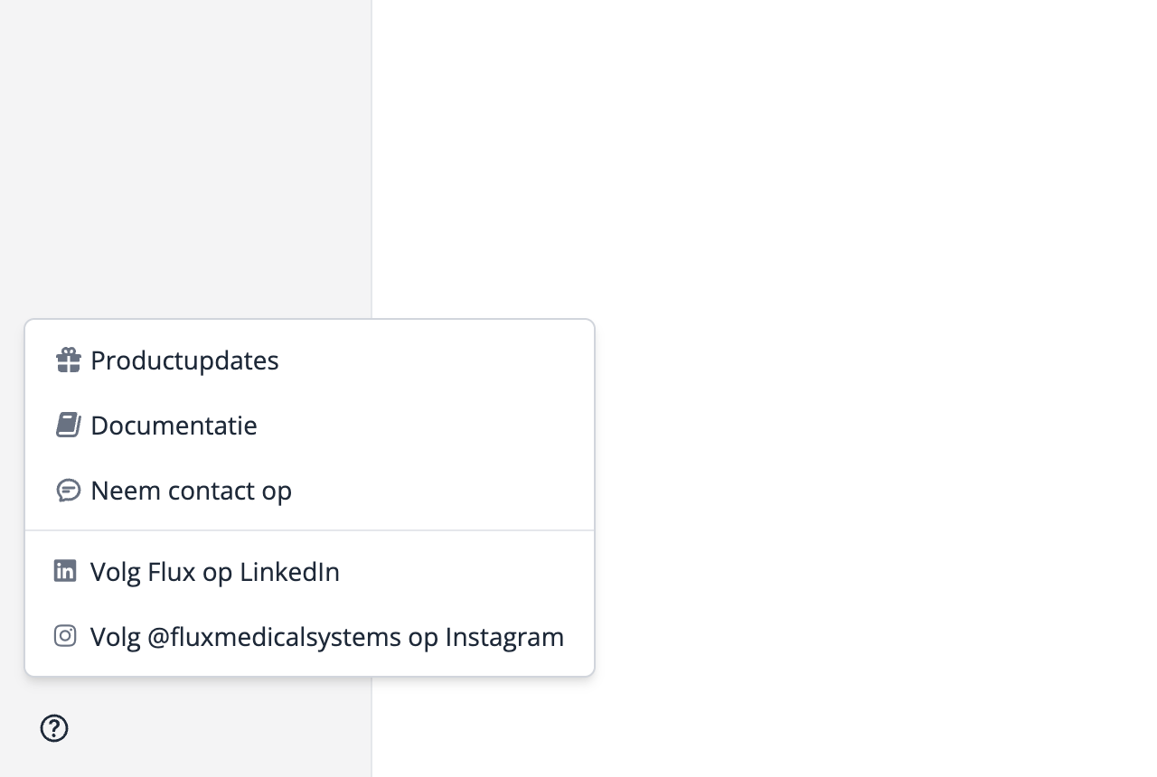 Help functions easy accesible