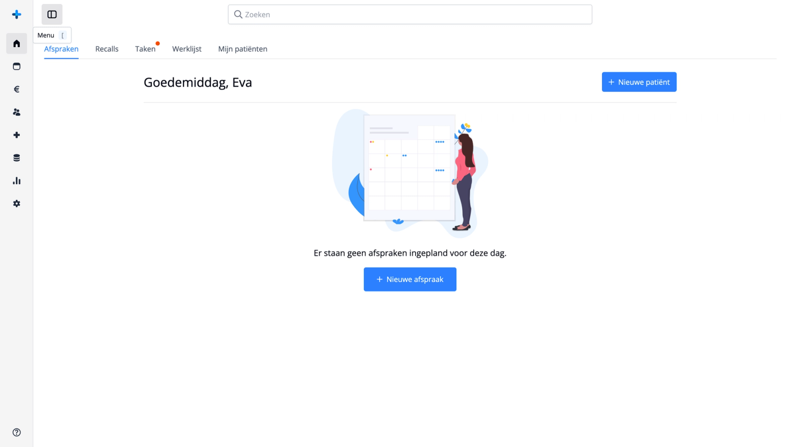 Collapsible navigation for more screen space