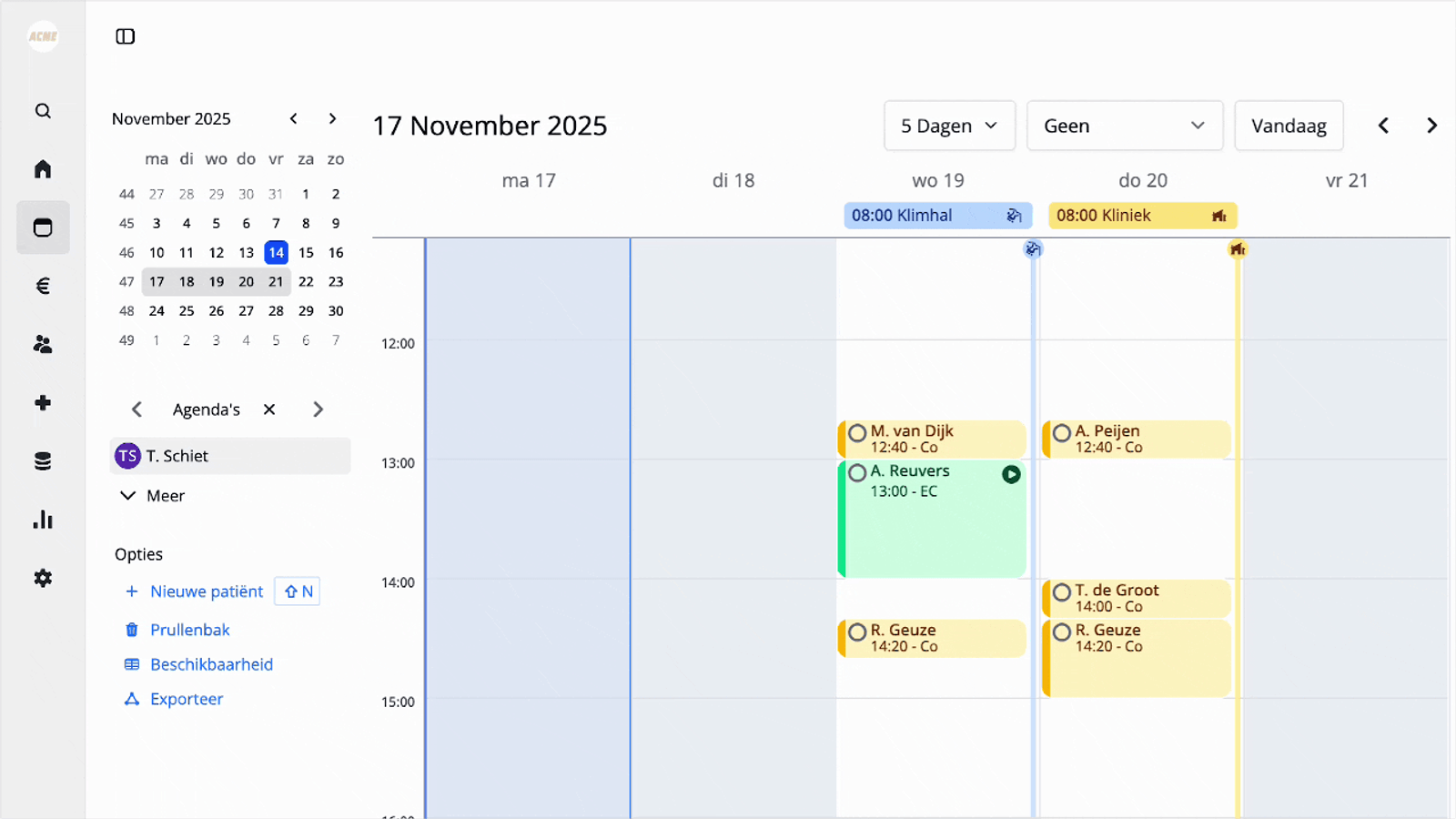 You can now move appointments in the calendar using drag & drop in Flux.