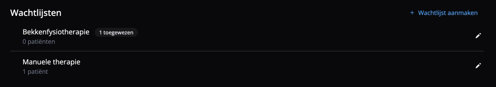 Wachtlijst instellen in Flux