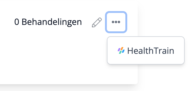 Gebruik HealthTrain in Flux vanuit het patiëntendossier om oefeningen en trainingsschema’s op te stellen en direct met patiënten te delen