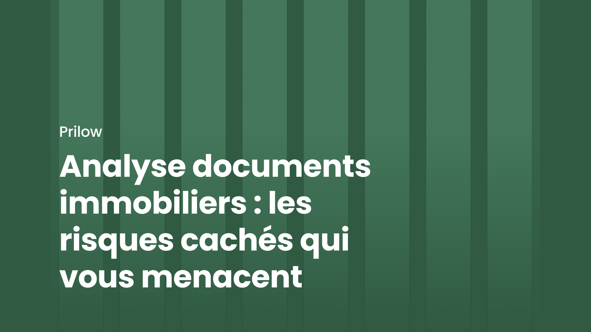 Analyse documents immobiliers : les risques cachés qui vous menacent