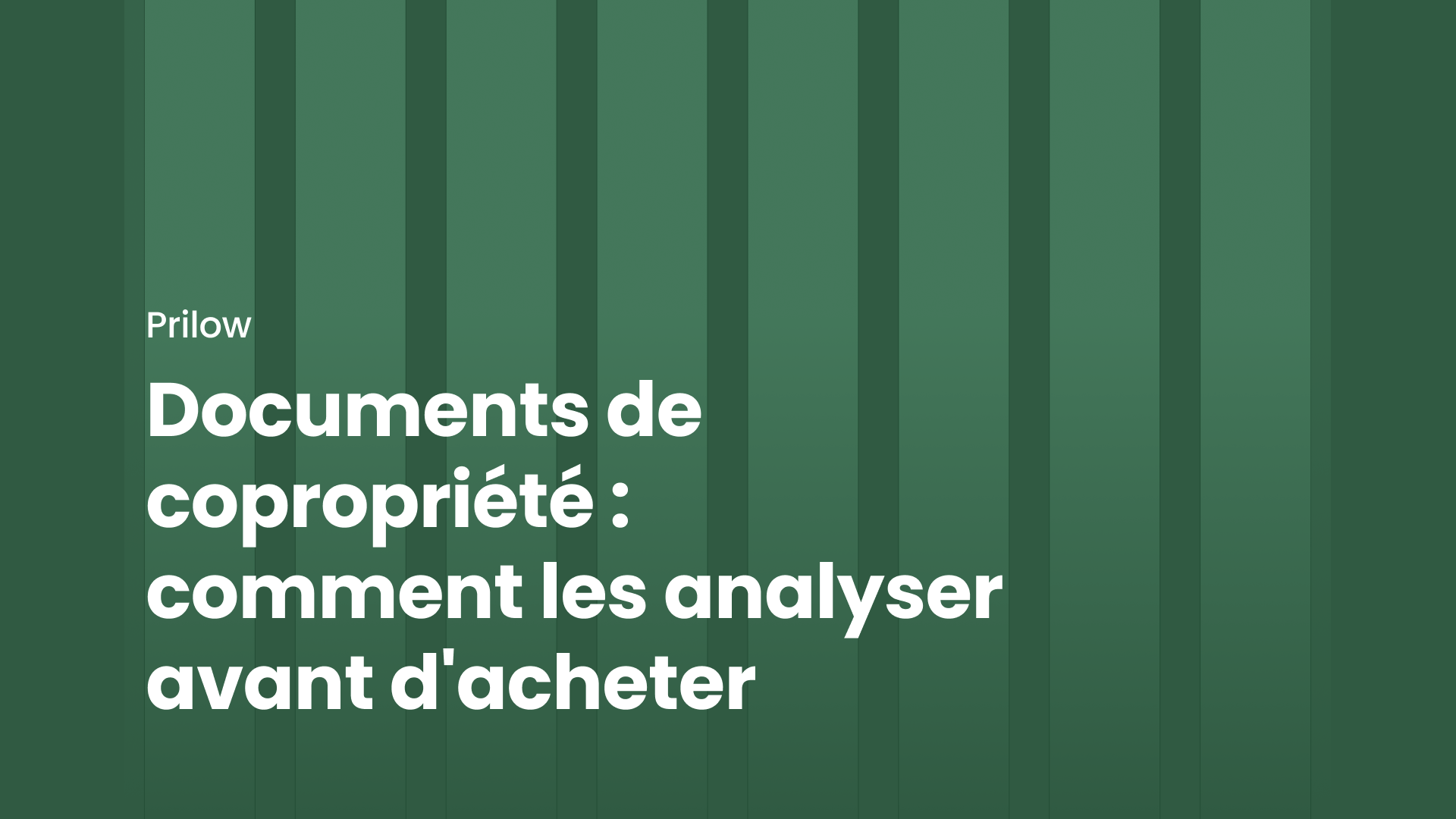 Documents de copropriété : comment les analyser avant d'acheter
