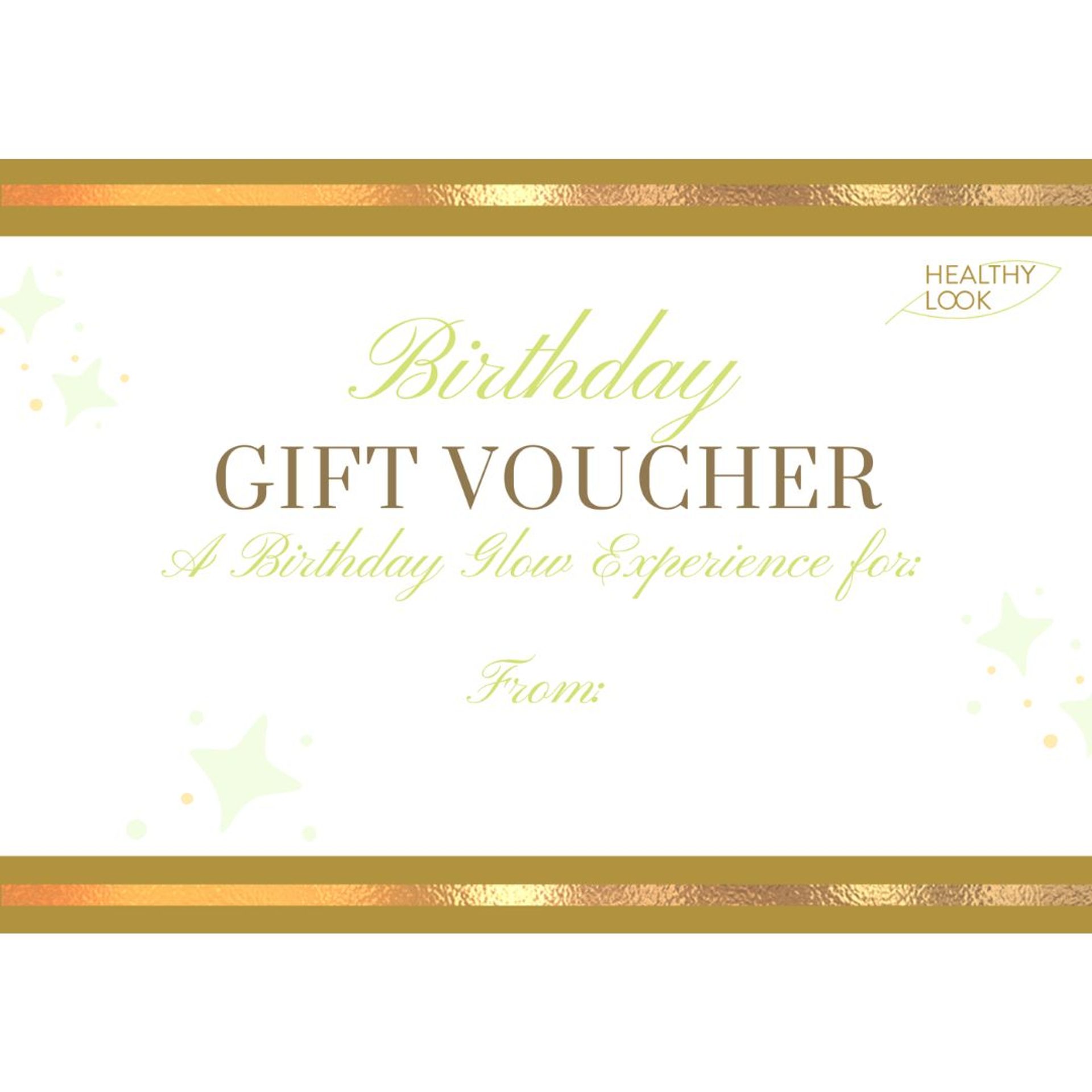 Birthday gift card design