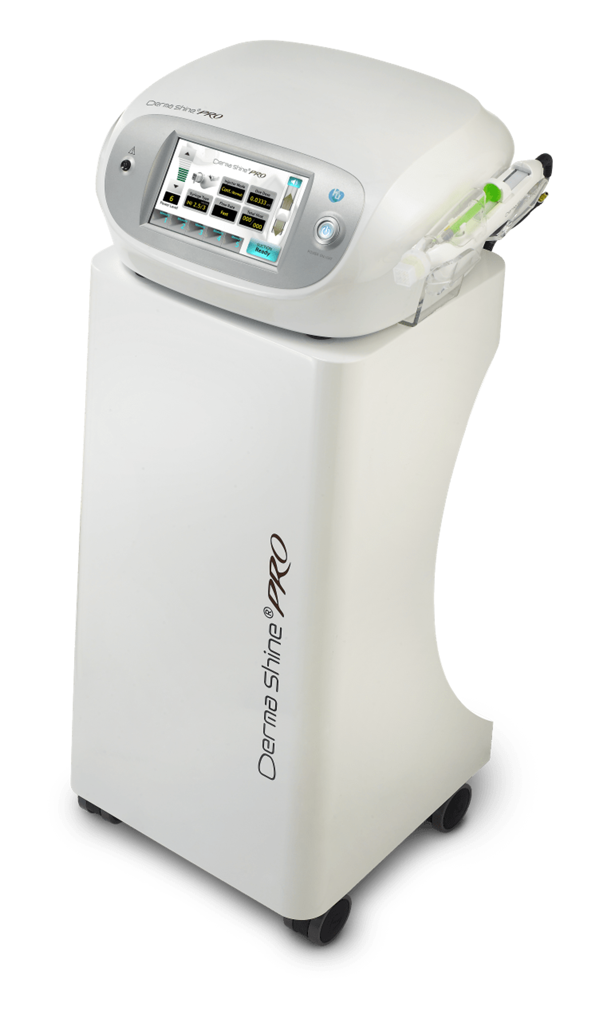 DermaShine Pro injector used for painless skin booster treatments
