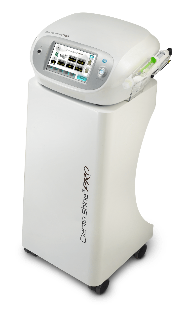 DermaShine Pro injector used for painless skin booster treatments