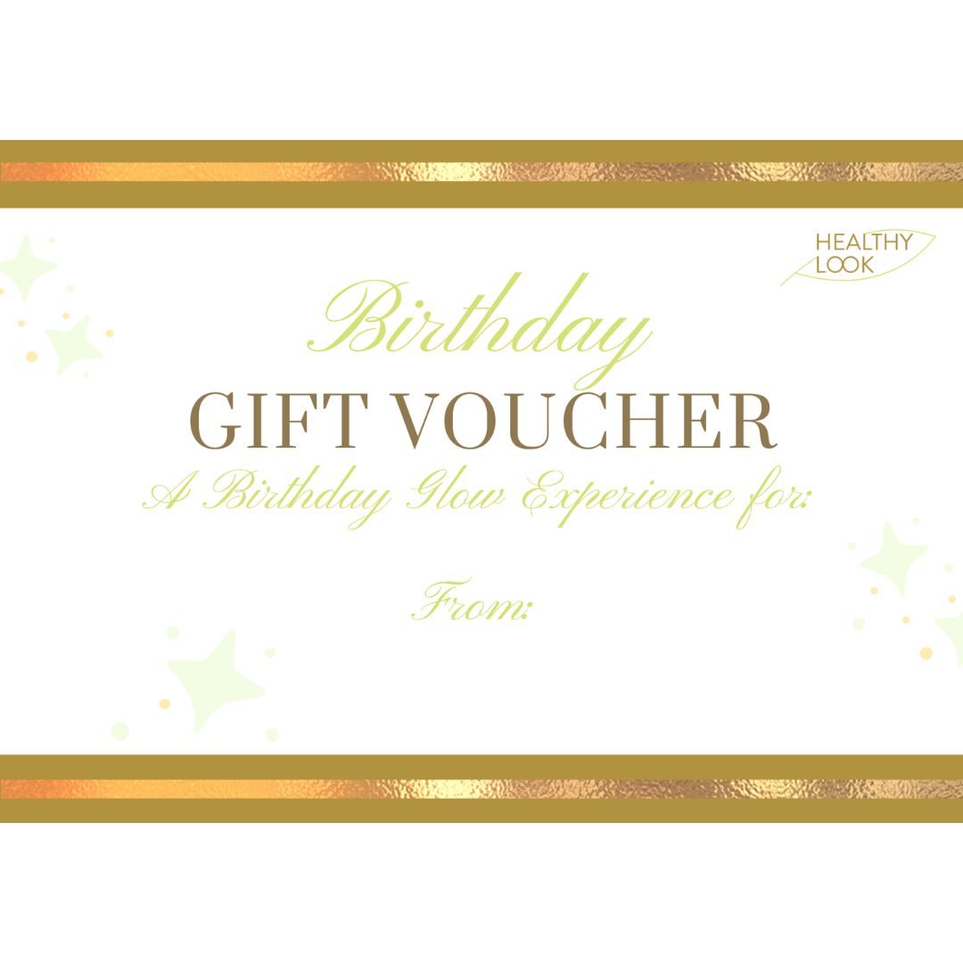 Healthy Look gift card design