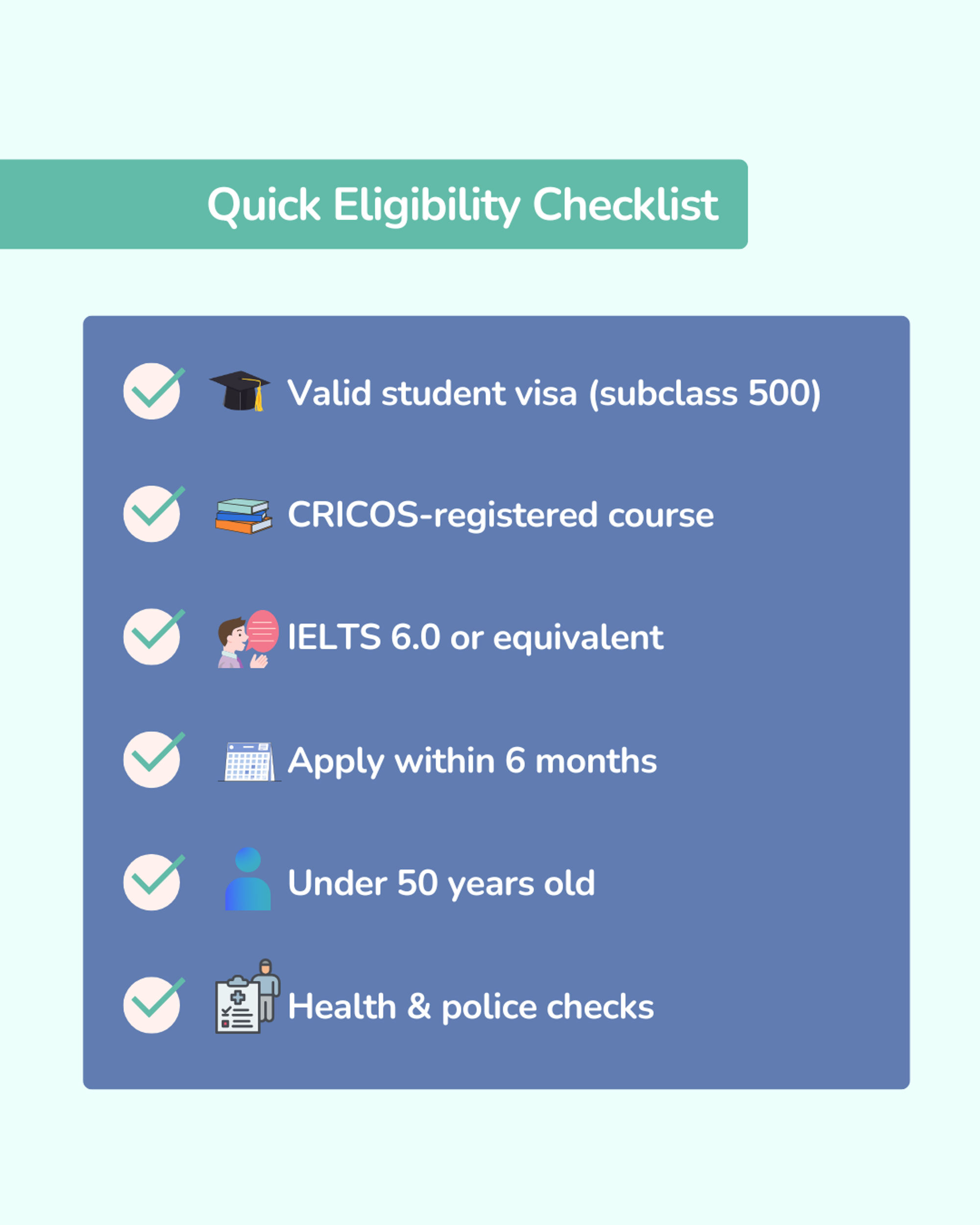 Eligibility Checklist