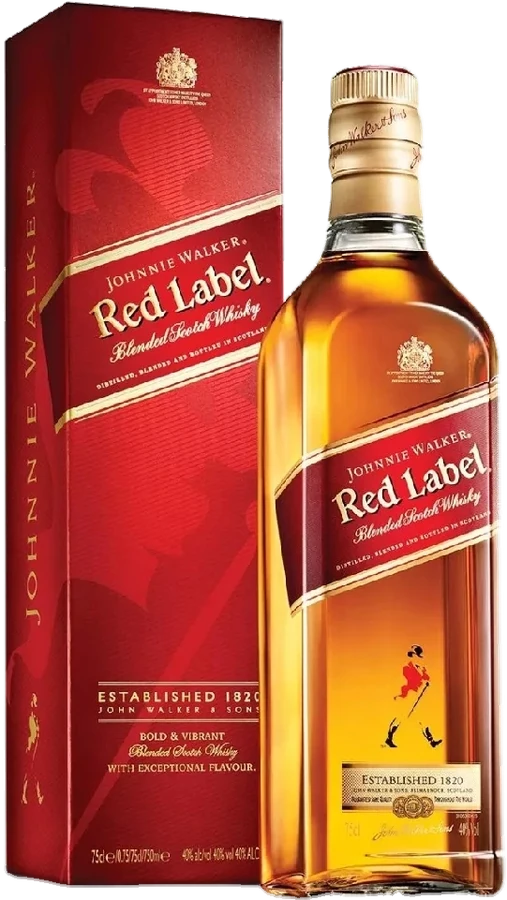 Botella de Red Label 750 ml