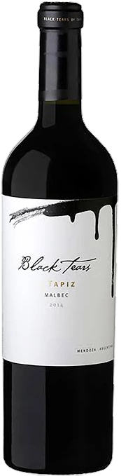 Botella de Black Tears by Tapiz Malbec 2020 750 ml