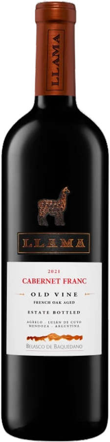 Botella de Llama Cabernet Franc 2021 750 ml
