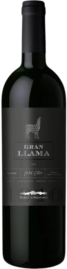 Botella de Gran Llama Malbec 2020 750 ml
