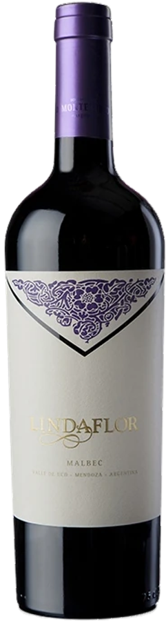 Botella de Linda Flor Malbec 2018 750 ml
