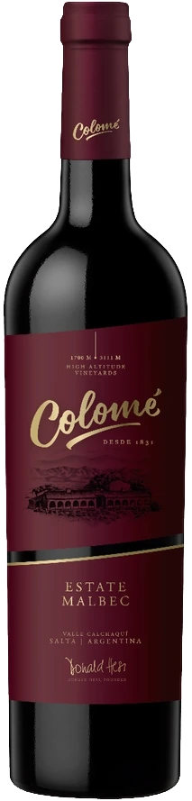 Botella de Colomé Estate Malbec 2024 750 ml