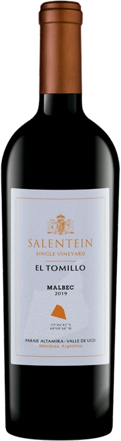 Botella de Salentein el Tomillo Malbec 2022 750 ml