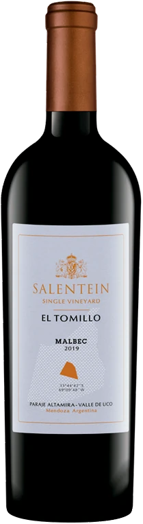 Botella de Salentein el Tomillo Malbec 2022 750 ml