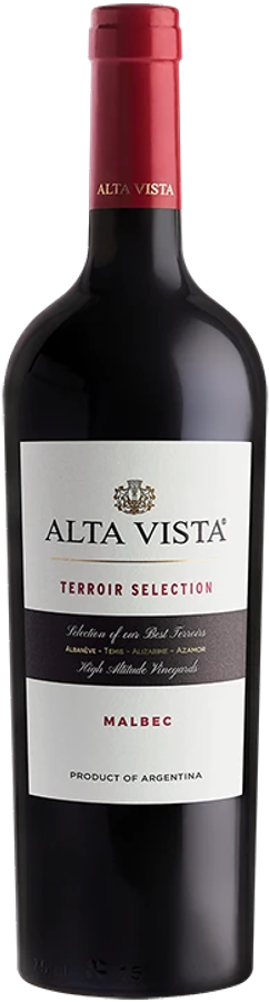 Botella de Alta Vista Terroir Seleccion Malbec 2022 750 ml