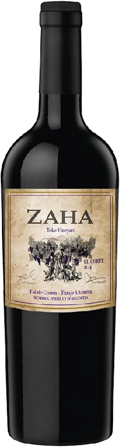 Botella de Zaha el Corte 2023 750 ml