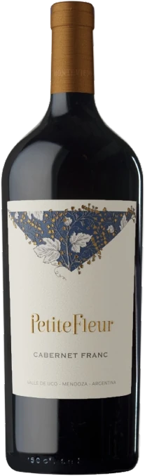 Botella de Petite Fleur Cabernet Franc 2022 1,5 L 750 ml