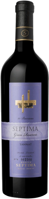 Botella de Septima 10 Barricas Tannat 750 ml