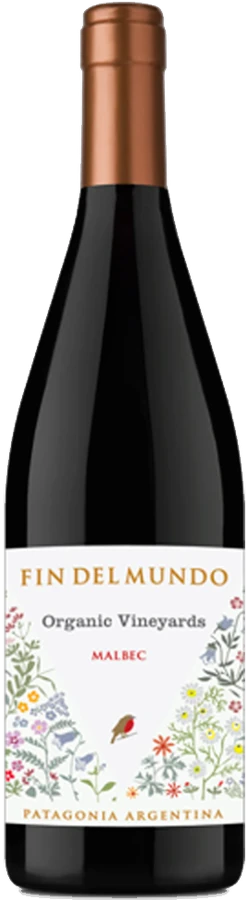 Botella de Fin del Mundo Malbec Organic 2022 750 ml