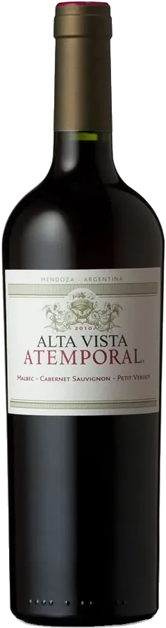 Botella de Atemporal Malbec-cabernet Sauvignon-petit Verdot 750 ml