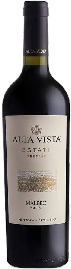 Botella de Alta Vista Estate Malbec 750 ml