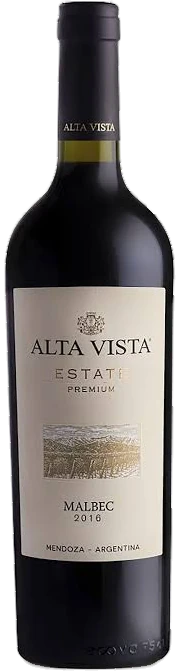 Botella de Alta Vista Estate Malbec 750 ml