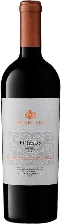 Botella de Salentein Valle Primus de Uco Malbec 2022 750 ml