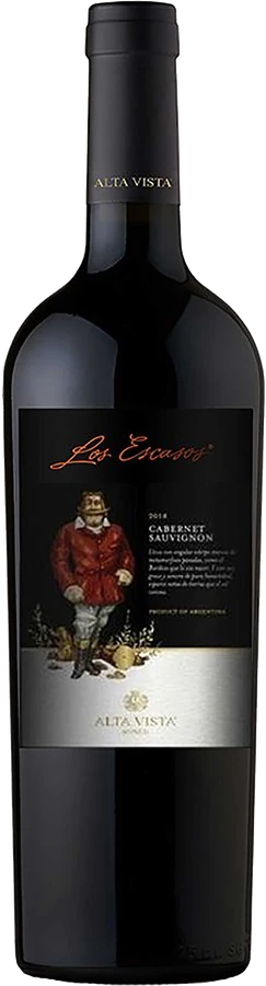 Botella de Los Escasos Cabernet Sauvignon 2022 750 ml