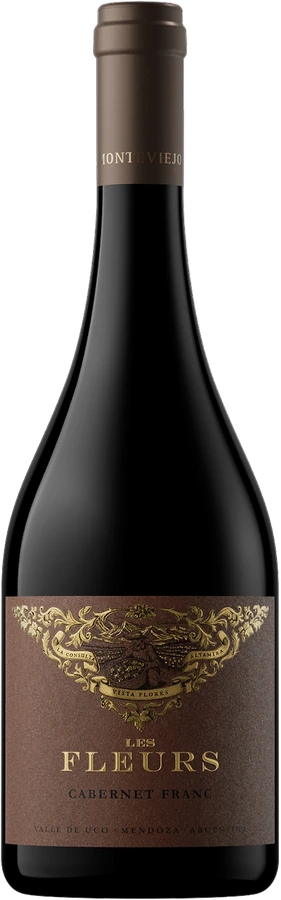 Botella de Les Fleurs Cabernet Franc 2022 750 ml