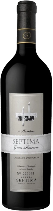 Botella de Septima 10 Barricas Cabernet Sauvignon 750 ml
