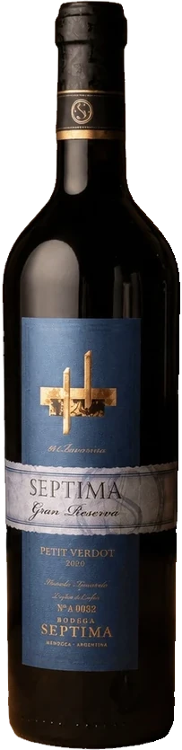 Botella de Septima 10 Barricas Petit Verdot 750 ml