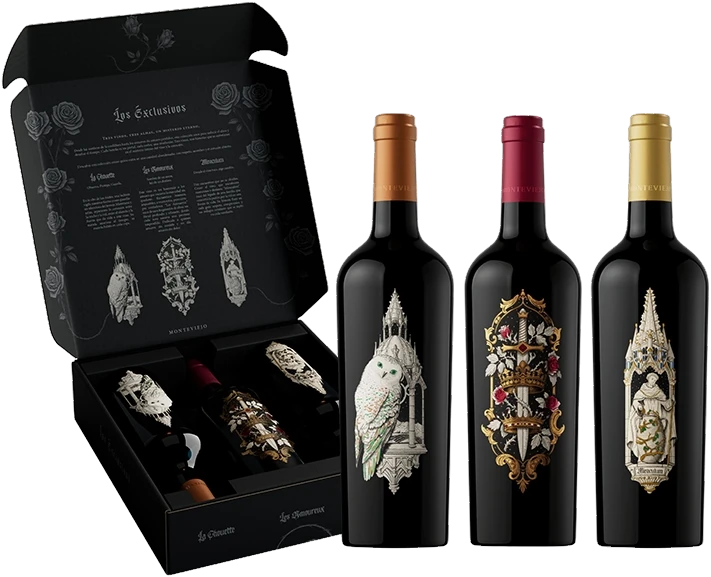 Botella de Los Exclusivos x3 750 ml