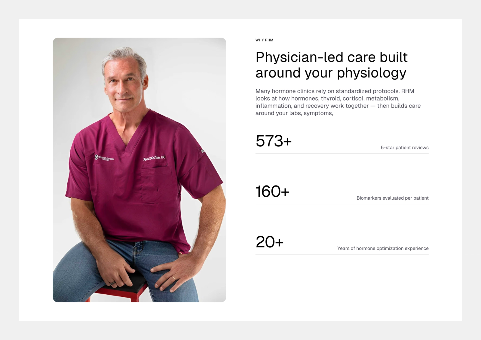 RHMMed: A Hormone Clinic's Rebrand, Rebuild, and Growth Engine project screenshot 6