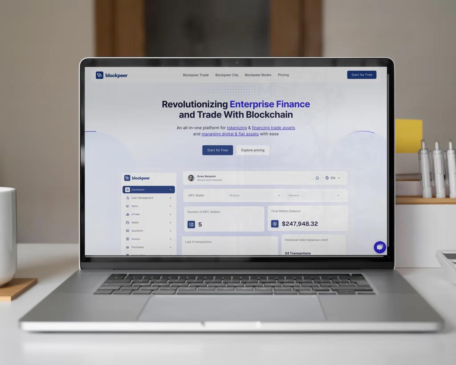 Blockpeer Finance: From Product Launch to 504% Traffic Growth project screenshot 1