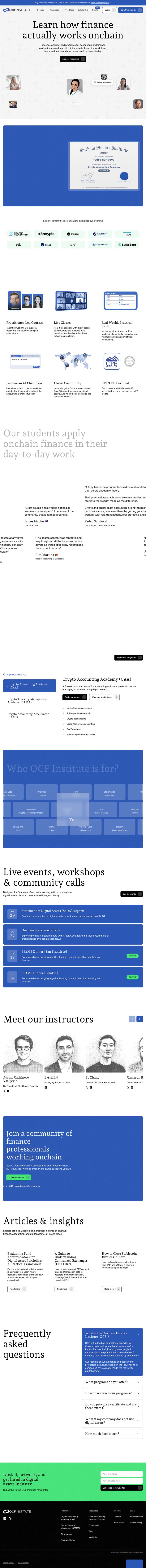 On-Chain Finance Institute: Splitting the Brand Without Losing the Traffic preview
