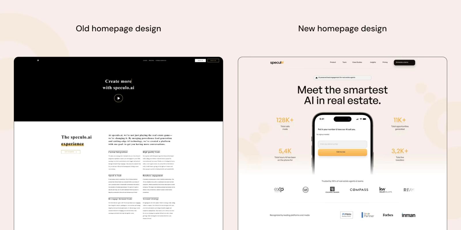 Speculo AI: From Legacy Website to High-Converting AI Demo Engine project screenshot 1