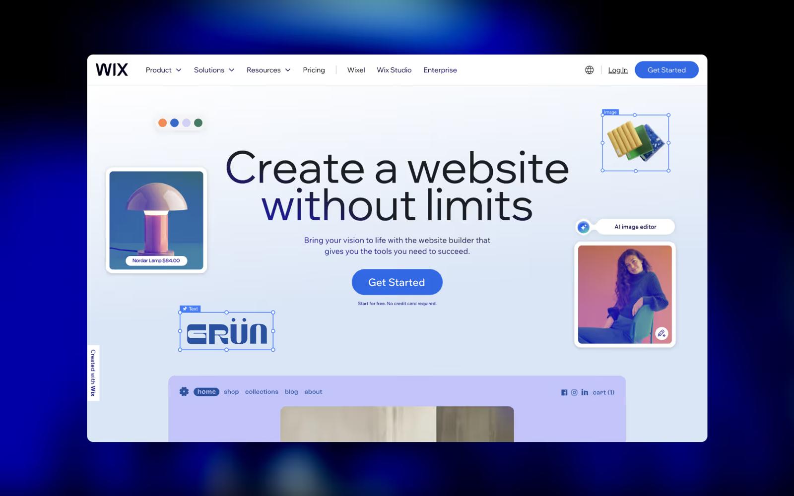 Best CMS for SEO #5: Wix